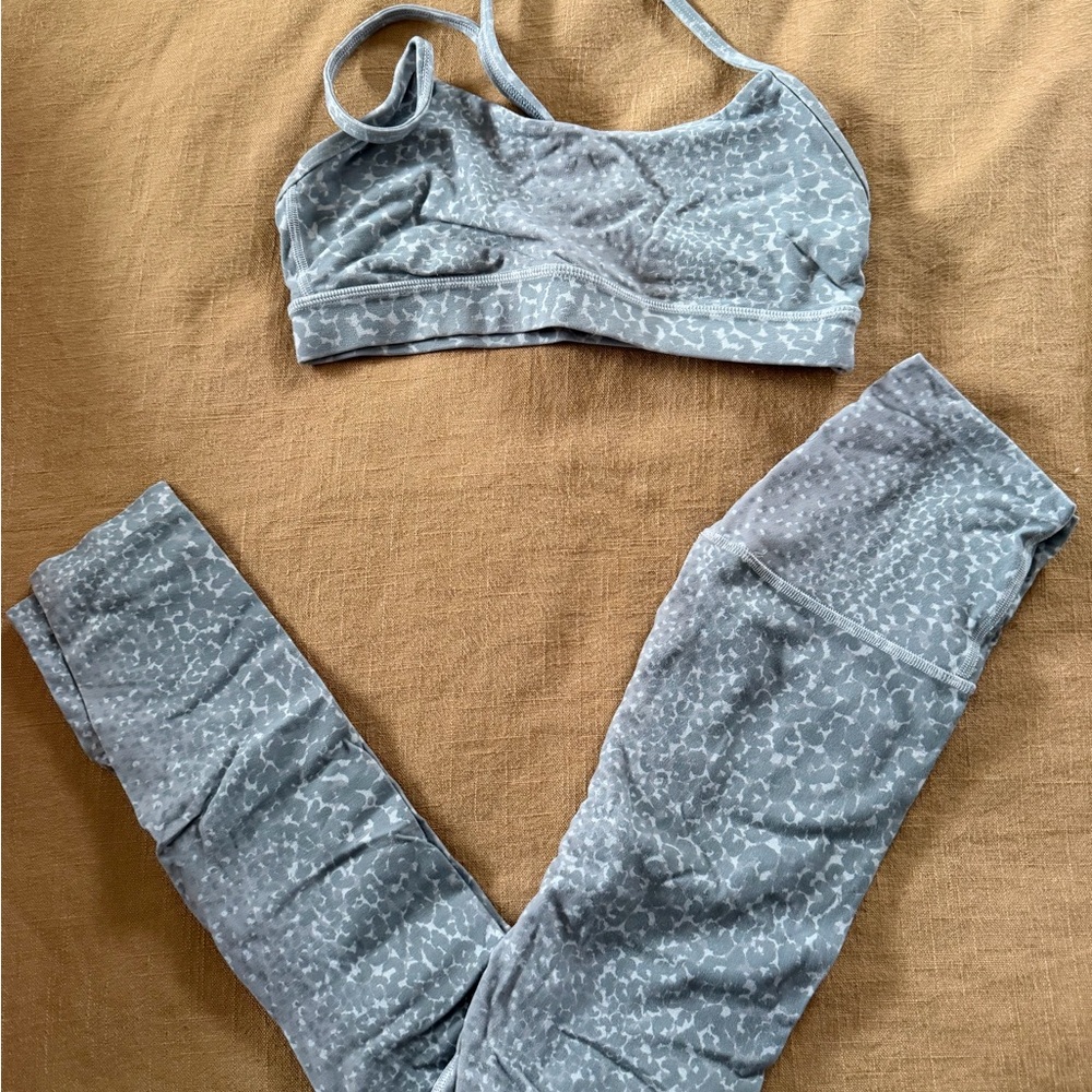 Gray Women's Workout Set
